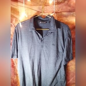 Travis Mathew Dark Gray Polo Shirt for Men